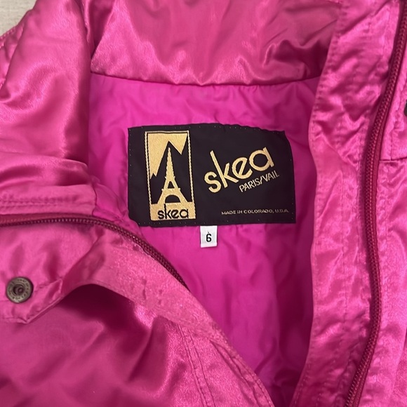 Vintage Skea Paris/Vail (6) Pullover Drawstring Waist Ski Jacket - Picture 2 of 3